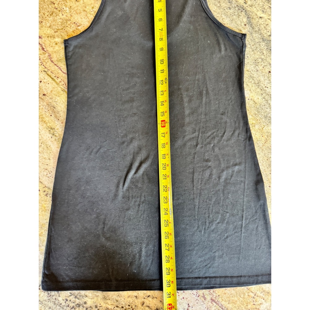 Chaolilai Womens Graphic Tank Top Black Drink On A Boat Retro Beer Size M - Picture 6 of 8